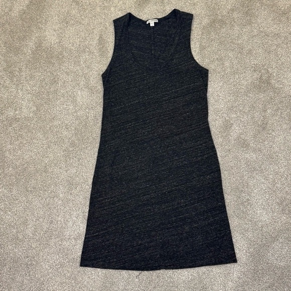 Standard James Perse Tank Mini Dress Heather Gray Size Large / 3 EUC - Picture 1 of 7